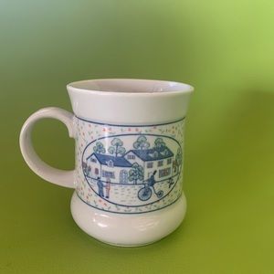 Cute vintage cottage mug